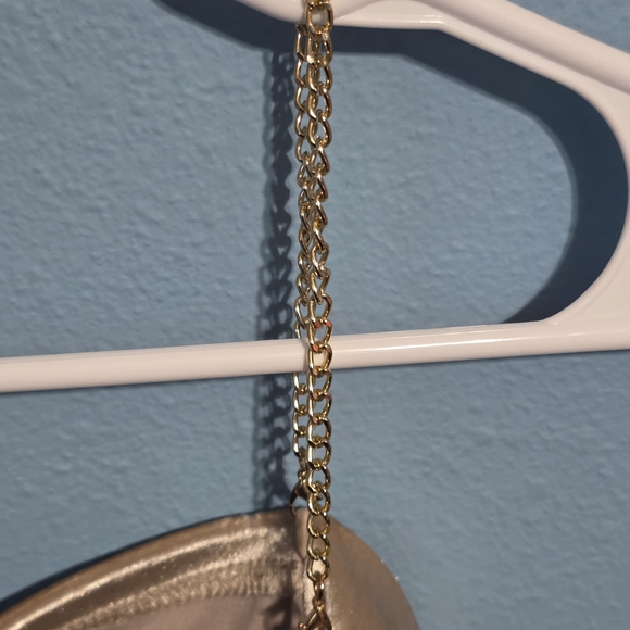 Metallic Gold Mini Dress Size Small - Picture 3 of 4